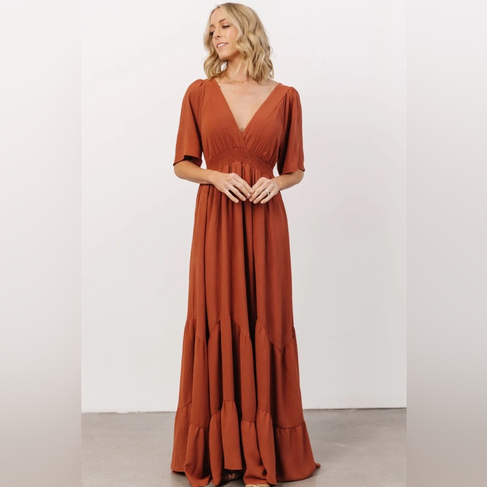 Baltic Born Delilah Maxi Dress - Terracotta
